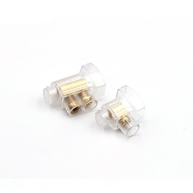 Screw Terminal 1001 Industrial 1 or 2 Pin Transparent DC Wiring Connector - Fixed Press Electrical Screw Terminal Block