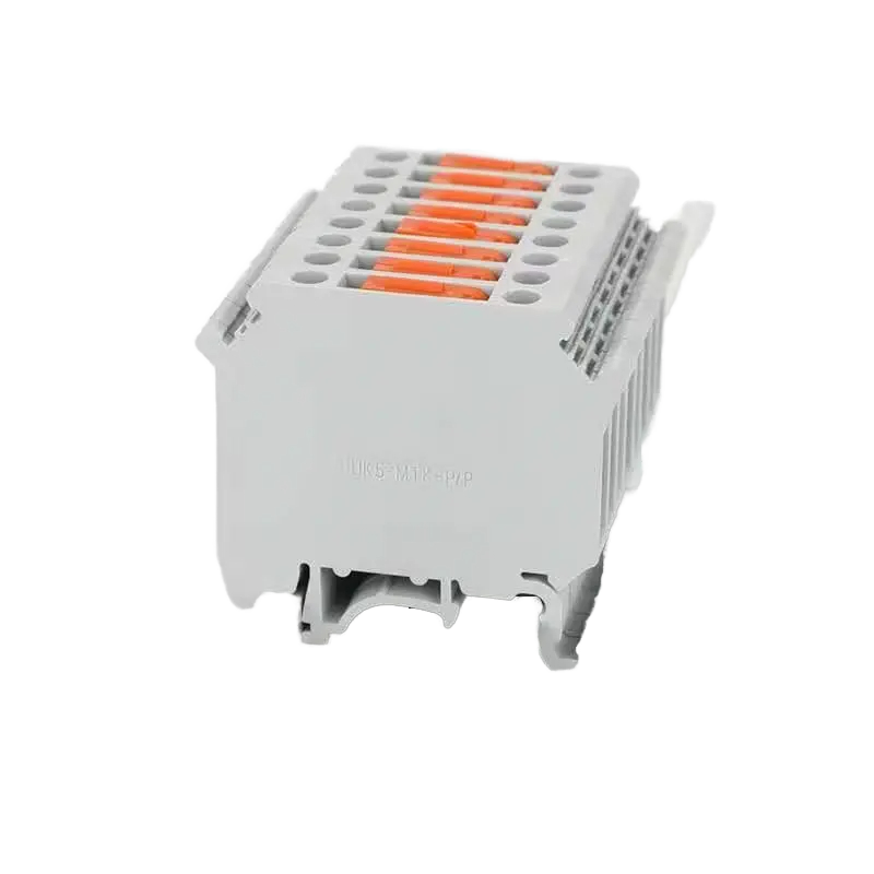 UK-MTK P/P Knife Switch Type DIN Rail Terminal Block – Screw Connector with Pure Copper for 0.2–4mm² Wire