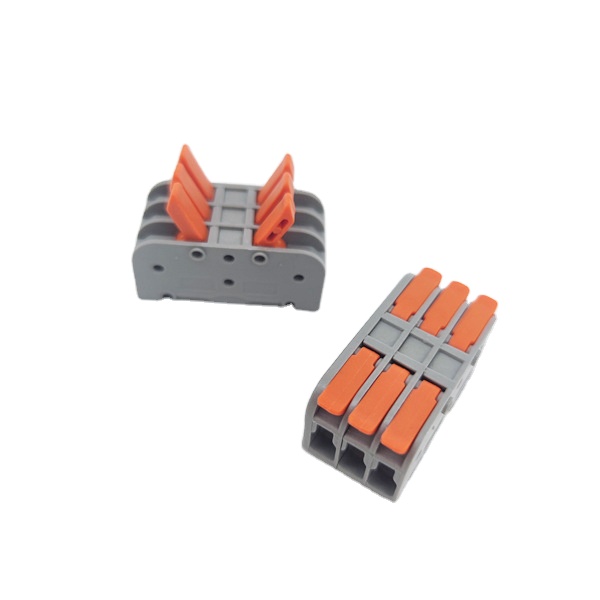 223 Compact 3P Adaptor Connector Universal Plug-in Terminal Block Fast Push-in Wire Splice Lever Nut