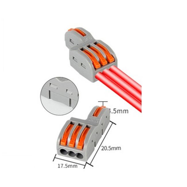 FD13T Universal 1 In 3 Out Splice Joint Wire Quick Connector Fast Terminal Electrical Plug Wire Connectors