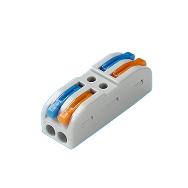 KV212 IP66 Waterproof 2-Way Fast Connection Colorful Wire Terminal Blocks Electrical Splice Connectors
