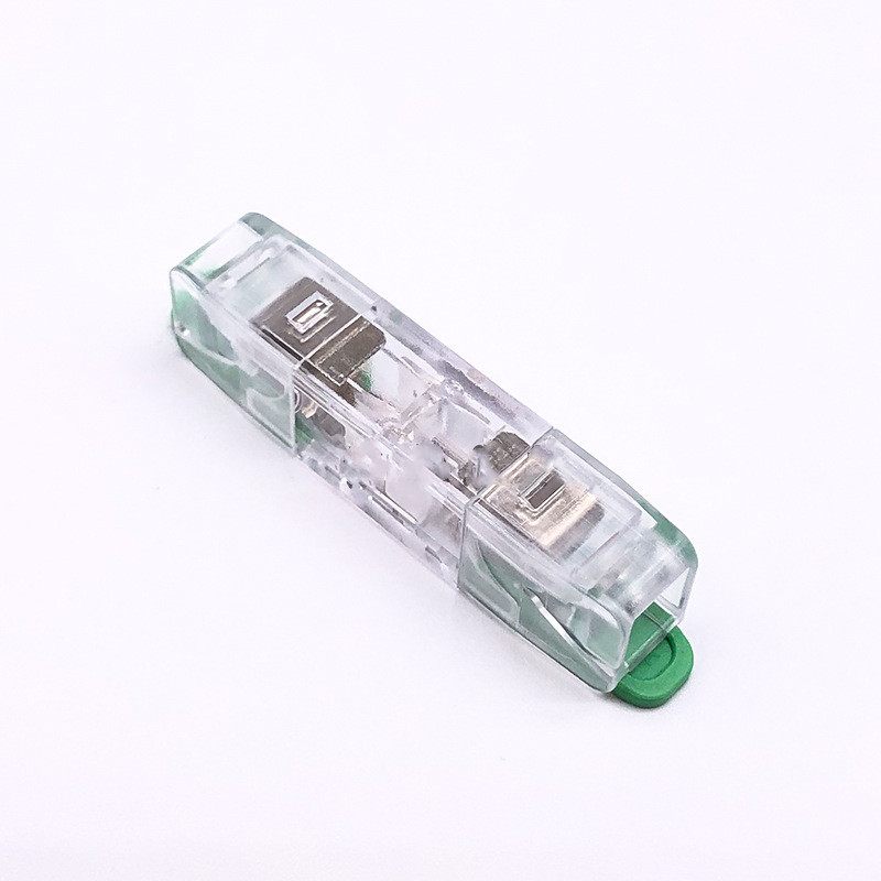 QJ-281-1 Universal 1 In 1 Out Quick Press Fast Wire Connector Without Screw for LED Lighting Applications