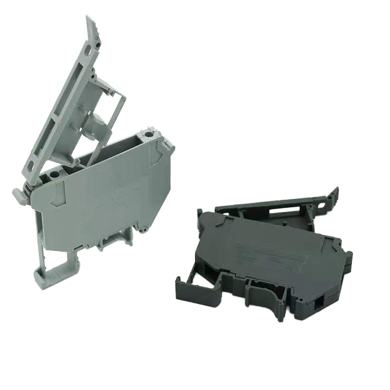 UK5-HESI DIN Rail Fuse Terminal Block – Screw Clamp 1P Connector with Pure Copper Conductor for 4mm² Wire