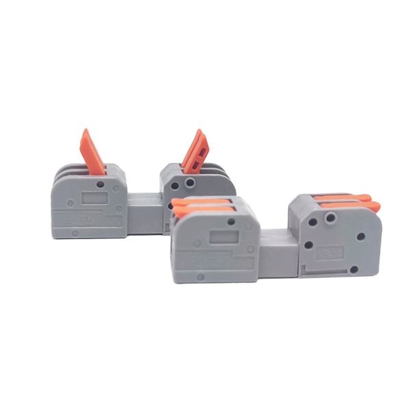 222 Universal Reusable Connector Quick Slice Wiring 2pin Push-in Terminal Block Junction Box
