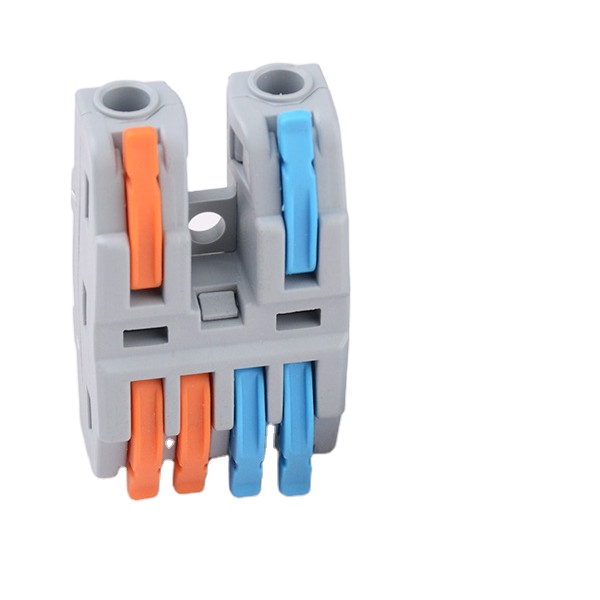 CMK-422-4 Quick Lever Nuts Wire Splitter 2 In 4 Out Compact Terminal Blocks Splice Conductor Connector